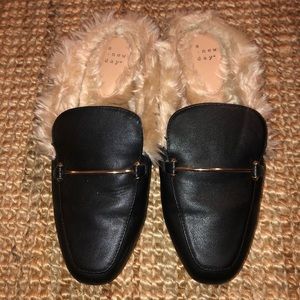 Women’s A New Day Furlined Mules